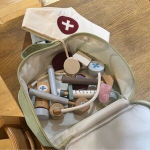 Kids Wooden Doctor Play Set